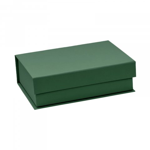 Cutii cu magnet - Cutie verde cu magnet pentru cadouri