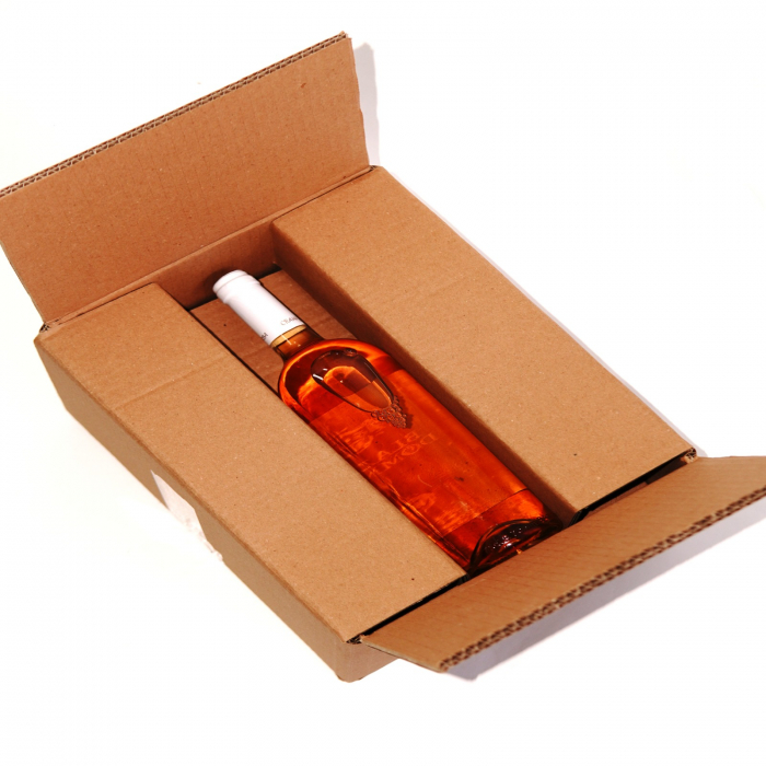 Cutie din carton pentru transport orizontal 6 sticle vin [3]
