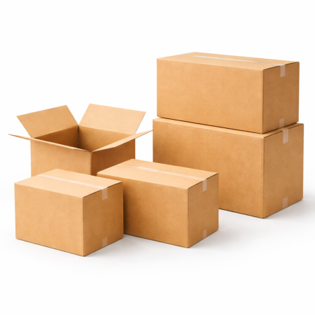Cutii carton ondulat  CO3 (3 straturi) - Cutii standard din carton CO3 pentru transport produse voluminoase