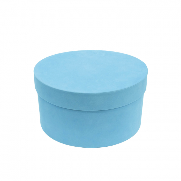 Cutie rotunda catifea lagoon pentru prima baita [2]