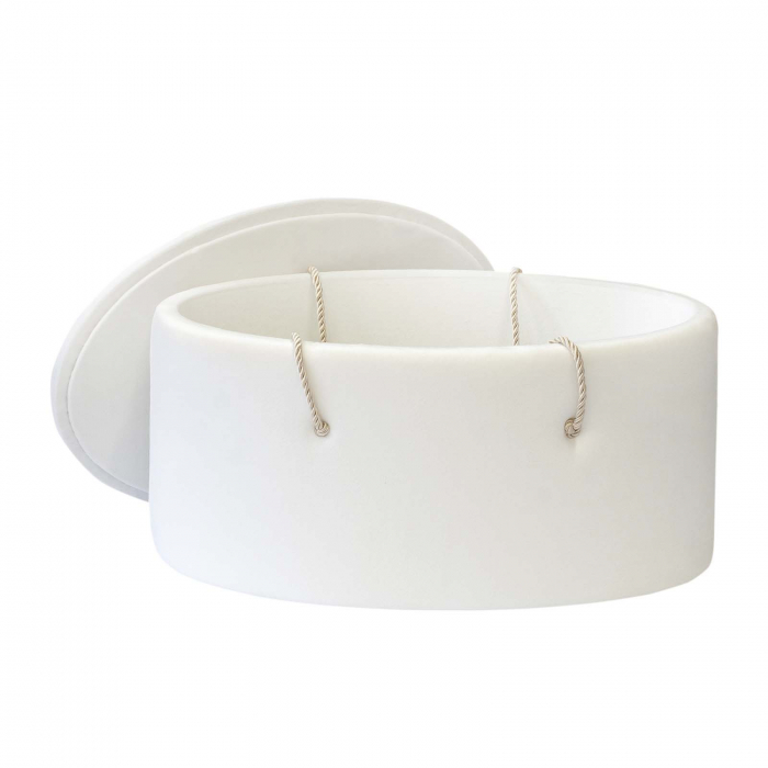 Cutie trusou botez ovala buretata catifea ivoire [2]