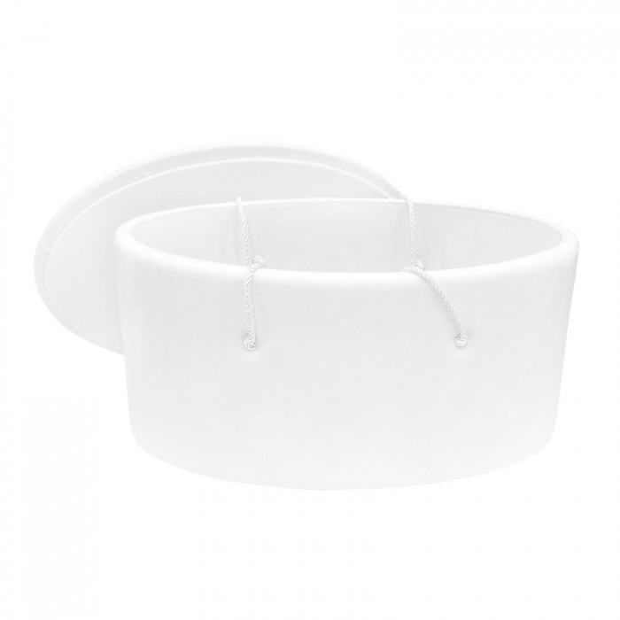 Cutie trusou botez ovala buretata catifea alba [2]