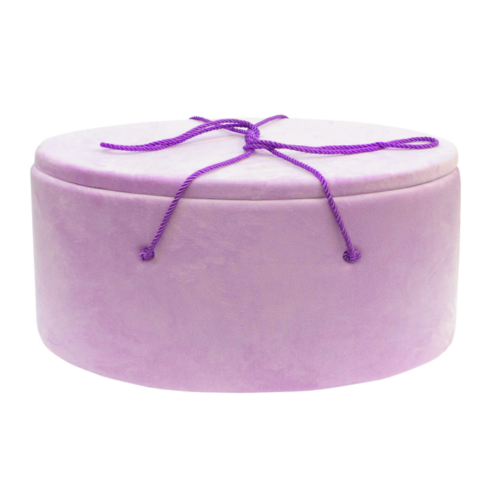 Cutie trusou botez ovala buretata catifea lila [1]