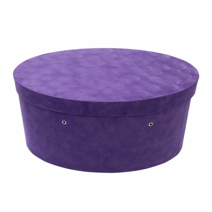 Cutie trusou botez ovala catifea iris [2]