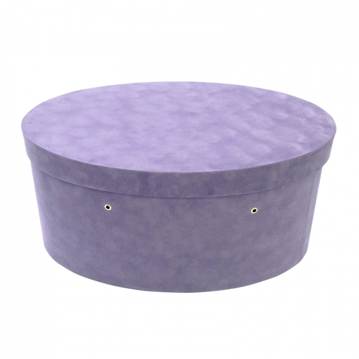 Cutie trusou botez ovala catifea lavender [3]
