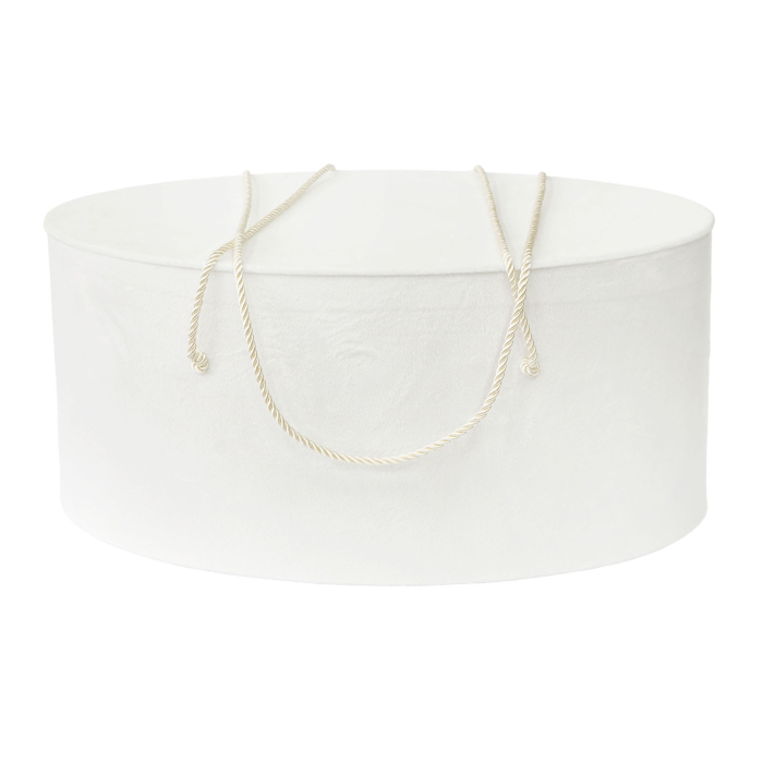 Cutie trusou botez ovala catifea textila ivoire [1]