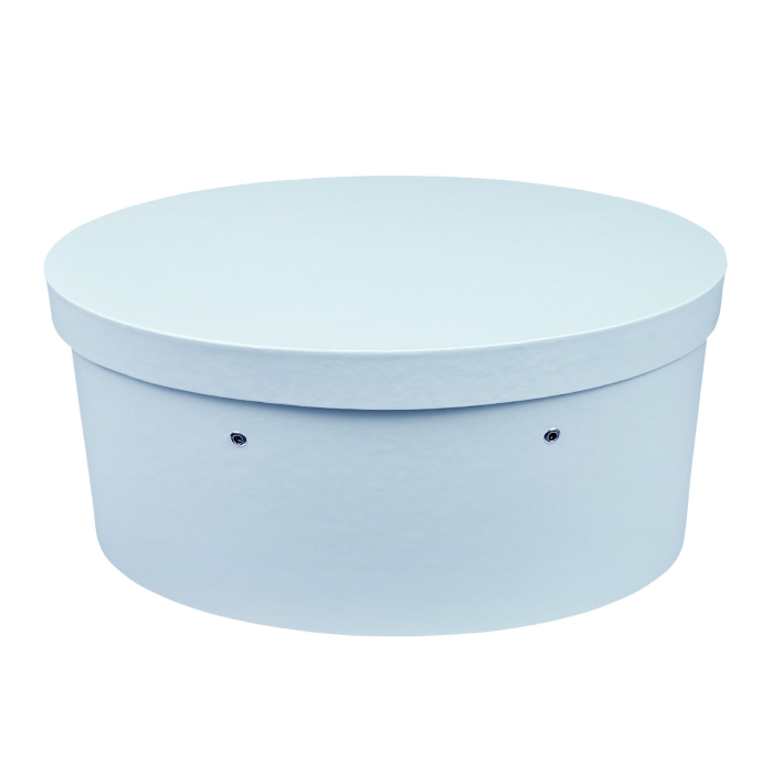 Cutie trusou botez ovala hartie baby blue [2]