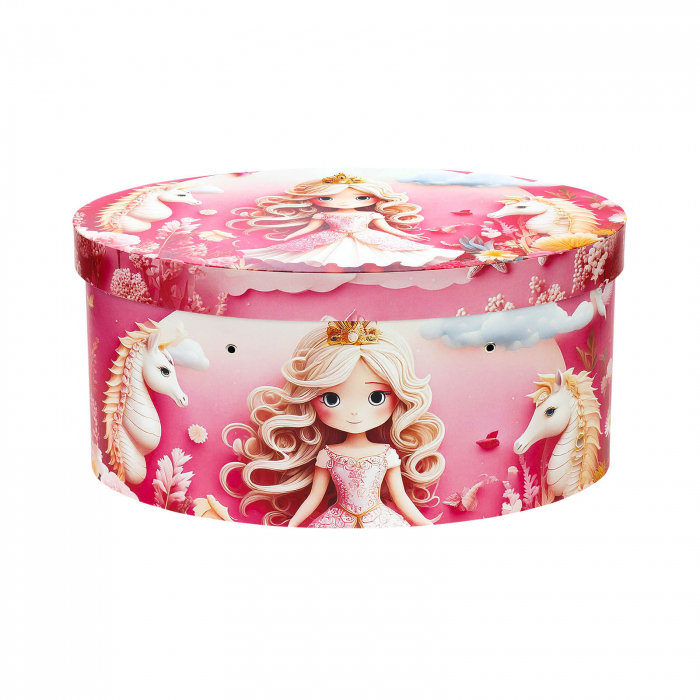 Cutie trusou botez ovala tiparita printesa model 2 [2]