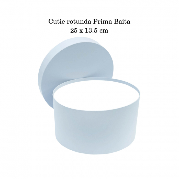 Cutie trusou botez rotunda hartie baby blue [3]
