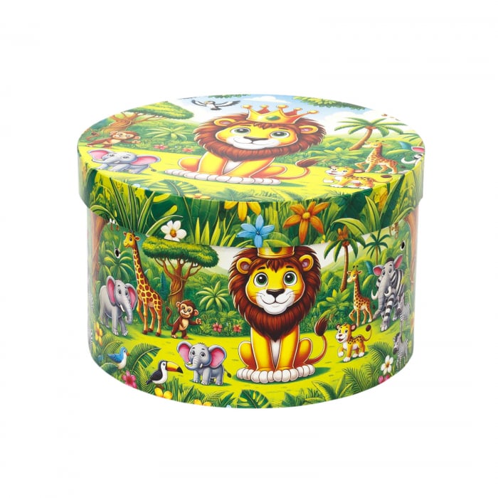 Cutie trusou botez rotunda tiparita jungla model 5 [2]