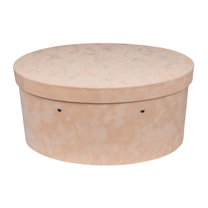 Cutie trusou botez ovala catifea peach [2]