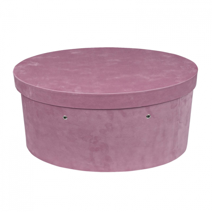 Cutie trusou botez ovala catifea plum [2]