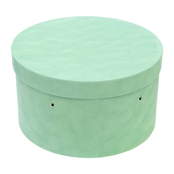 Cutie trusou botez rotunda catifea jade [2]