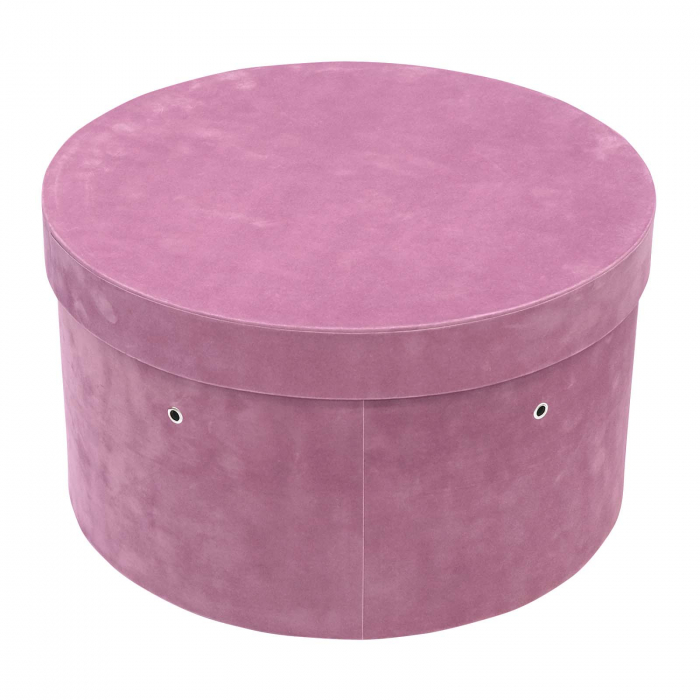 Cutie trusou botez rotunda catifea plum [2]