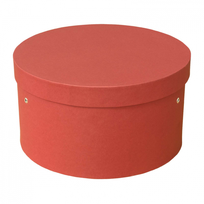 Cutie trusou botez rotunda hartie rosie [2]