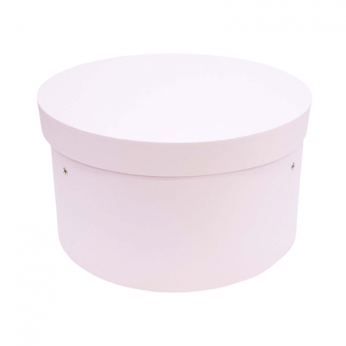 Cutie trusou botez rotunda hartie roz [2]