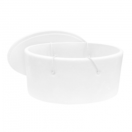 Cutie trusou botez ovala buretata catifea alba [1]