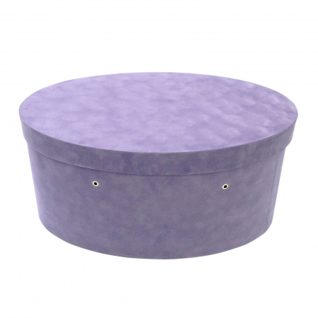 Cutie trusou botez ovala catifea lavender [2]