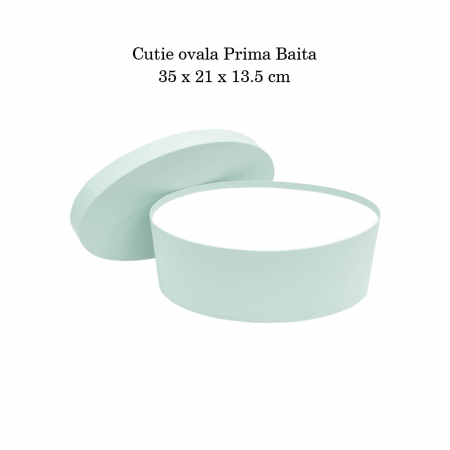 Cutie trusou botez ovala hartie blue pal [3]