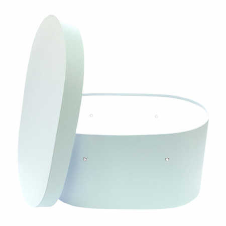 Cutii trusou botez ovale hartie M2 - Cutie trusou botez ovala hartie blue pal