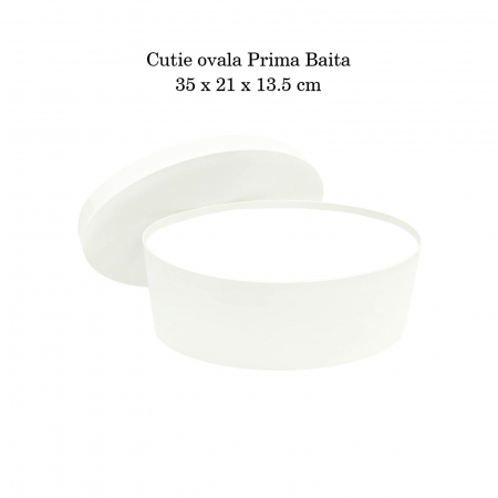 Cutie trusou botez ovala hartie ivoire [3]