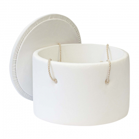 Cutie trusou botez rotunda buretata catifea ivoire [1]