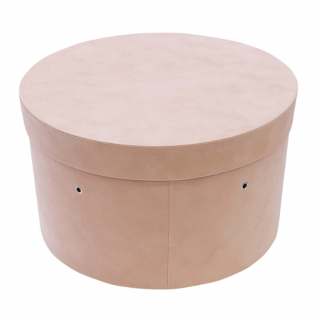 Cutie trusou botez rotunda catifea peach [1]