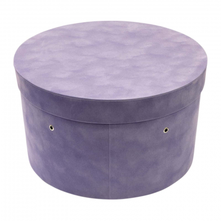 Cutie trusou botez rotunda catifea lavender [1]