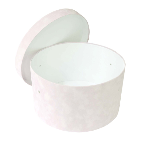 Cutie trusou botez rotunda catifea roz deschis [0]