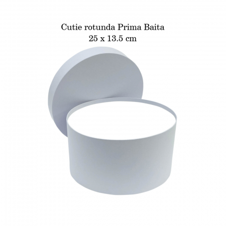Cutie trusou botez rotunda hartie lila [3]