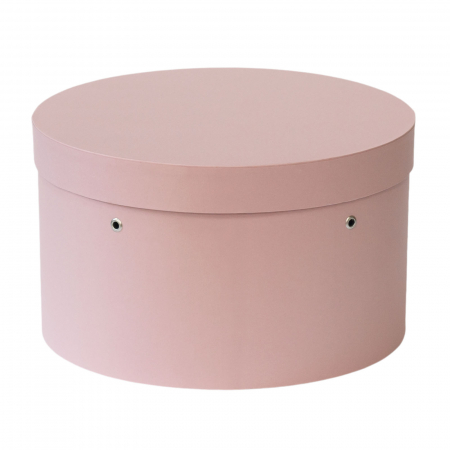 Cutie trusou botez rotunda hartie roz prafuit [1]