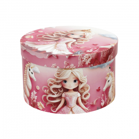 Cutie trusou botez rotunda tiparita printesa model 2 [1]