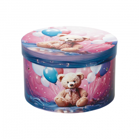 Cutie trusou botez rotunda tiparita ursulet baloane model 1 [1]