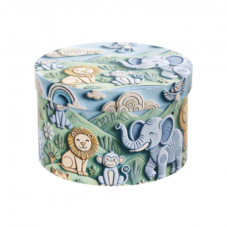 Cutie trusou botez rotunda tiparita jungla model 1 [1]