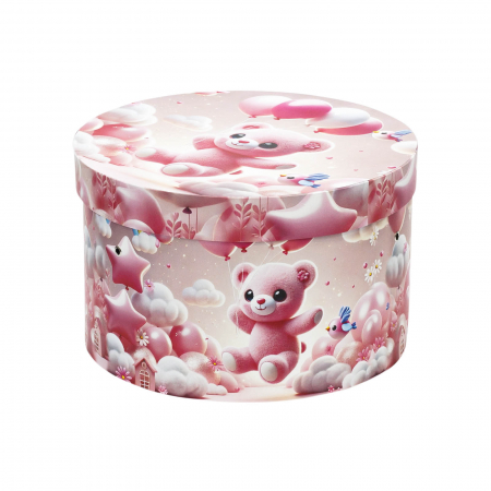 Cutie trusou botez rotunda tiparita ursulet baloane model 2 [1]