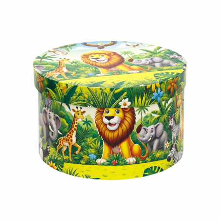 Cutie trusou botez rotunda tiparita jungla model 3 [1]