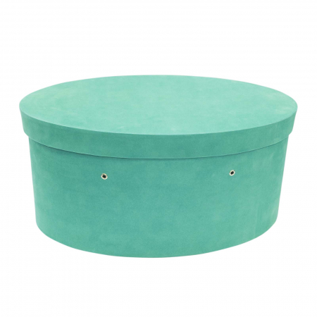 Cutie trusou botez ovala catifea emerald [1]