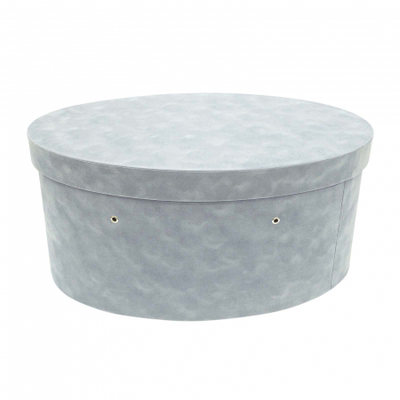 Cutie trusou botez ovala catifea gri [1]