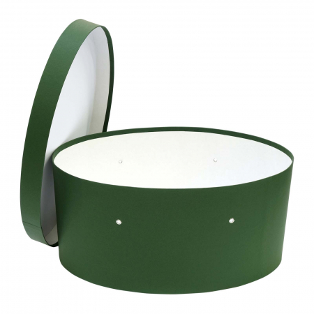 Cutii trusou botez ovale - Cutie trusou botez ovala hartie verde