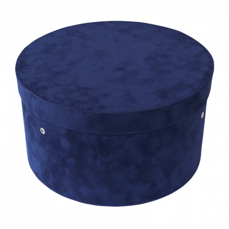 Cutie trusou botez rotunda catifea bluemarin [1]