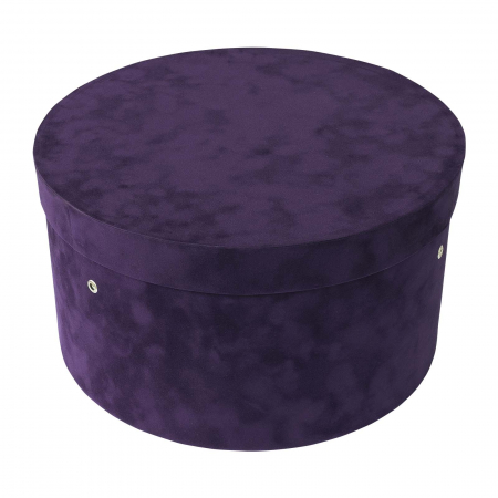 Cutie trusou botez rotunda catifea iris [1]