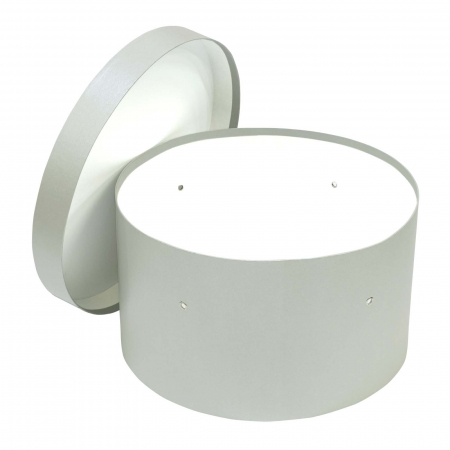 Cutii trusou botez rotunde hartie - Cutie trusou botez rotunda hartie gri sidef