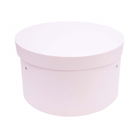 Cutie trusou botez rotunda hartie roz [1]