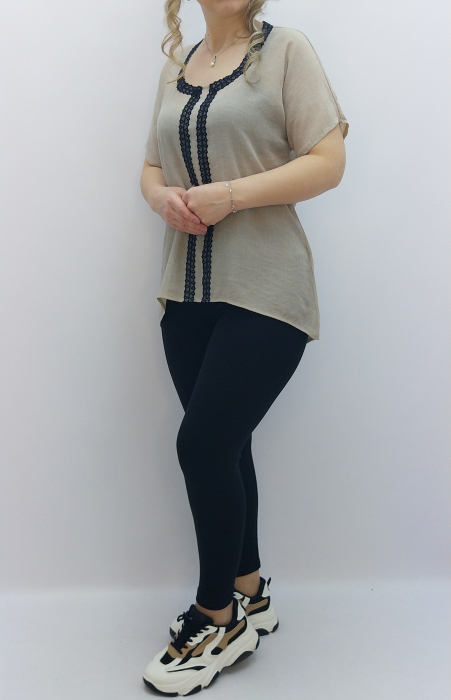 BLUZA TRADITIONAL POPULARA BEJ 2 [3]