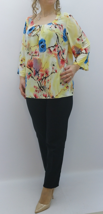 Bluza galbena fori [2]