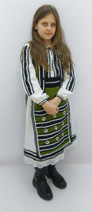 UNICAT COSTUM TRADITIONAL POPULAR STILIZAT VERDE [1]