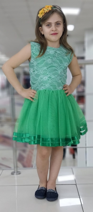 Rochita dantela verde fetite [1]
