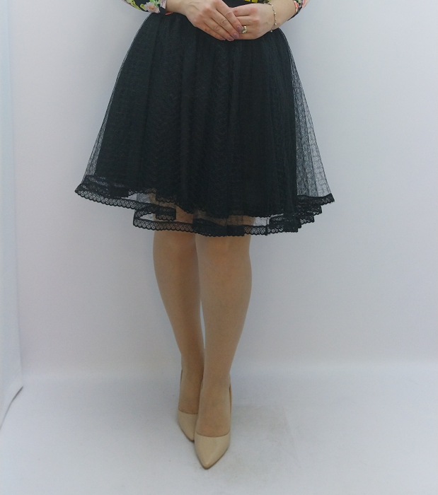 Fustă din plasă tip tiul cu terminație din danteluță – Fabricată în România Dadas Constanța [9]