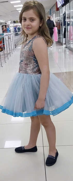 rochie organza azurie [3]
