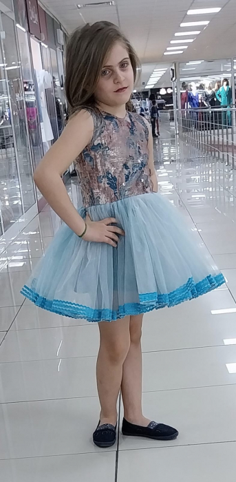 rochie organza azurie [5]